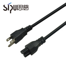 SIPU IEC C13 plug inserts 2 pin to 3 pin plug usa computer power cable